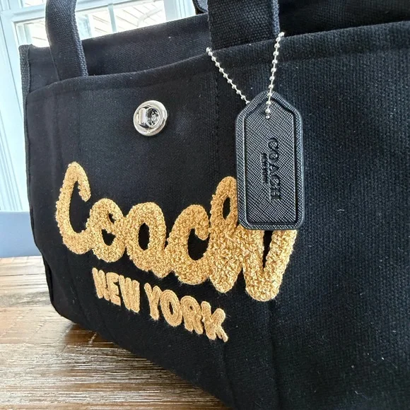 Coach Black Canvas Tote - Picture 3 of 7